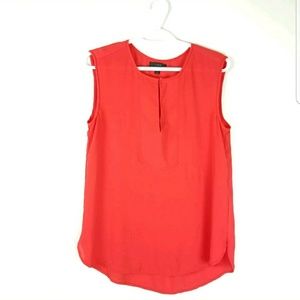 J. Crew Tops - J. Crew Womens Sz 6 Blouse Top Drapey Keyhole Red J. Crew Tops - J. Crew Womens Sz 6 Blouse Top Drapey Keyhole Red